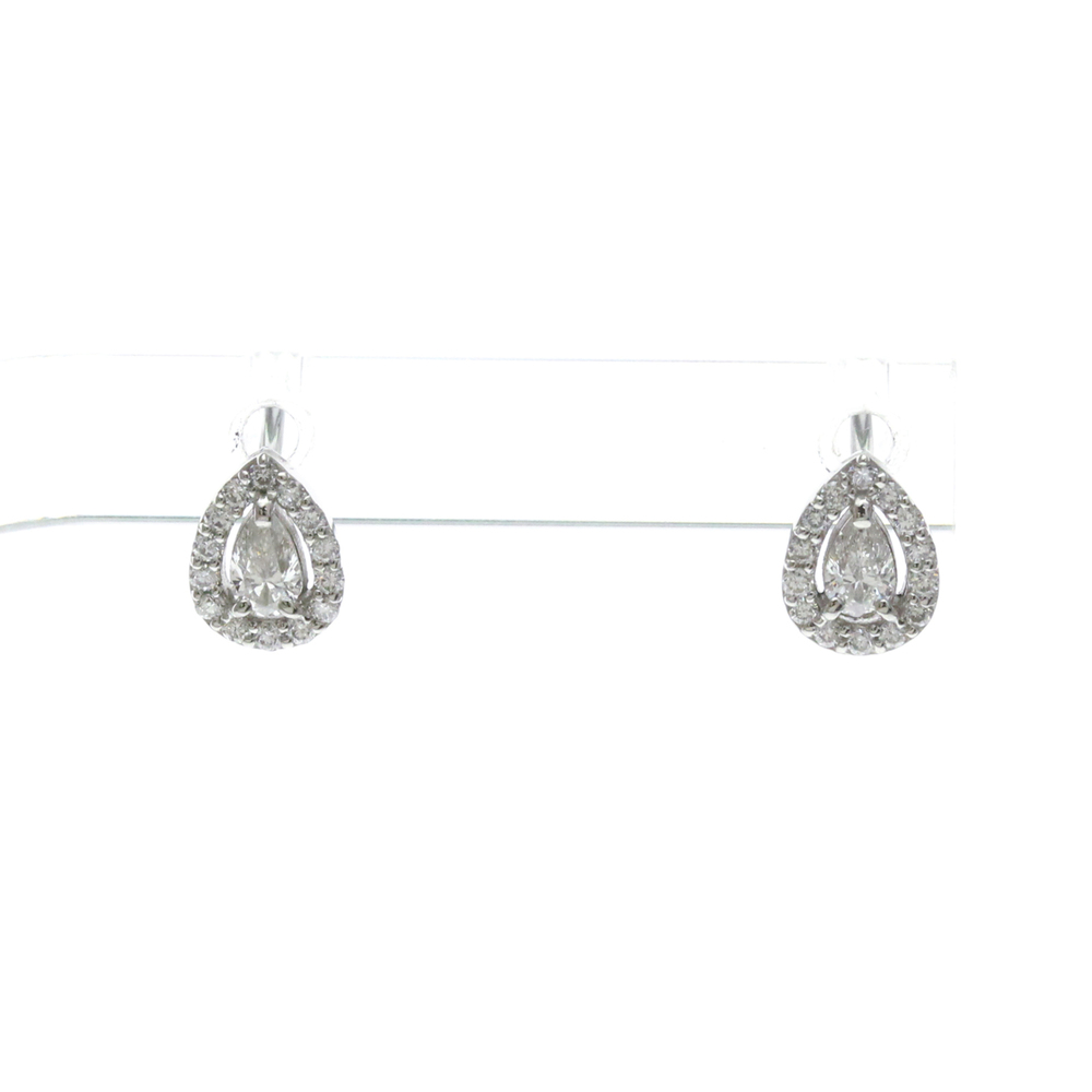 PONTE VECCHIO Silver Diamond Earrings